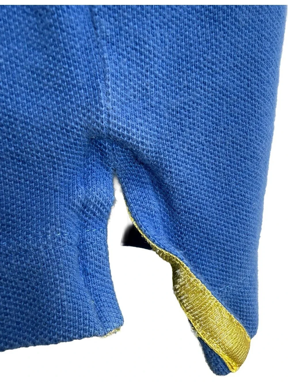 LRL Lauren Ralph Lauren Blue Polo Shirt w/ Gold Buttons Womens Size 1X XL Cotton
